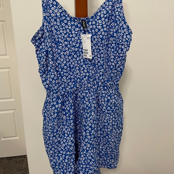 Blue & White Romper - Picture 2 of 2